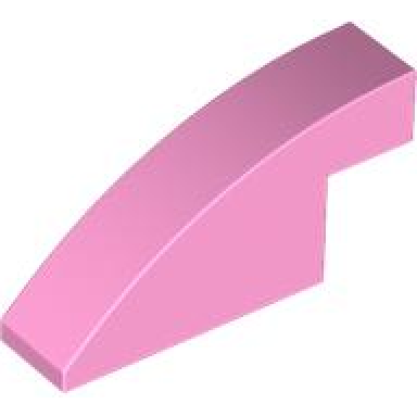 bright pink slope curved 4 x 1 x 1 2 3