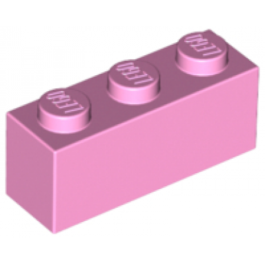 bright pink brick 1 x 3
