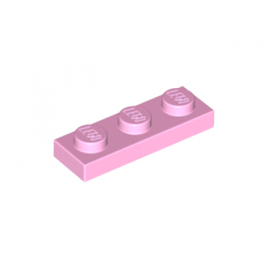 bright pink plate 1 x 3