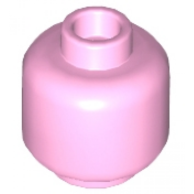 bright pink minifigure head plain