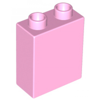 bright pink duplo brick 1 x 2 x 2