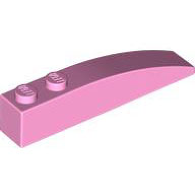 bright pink slope curved 6 x 1