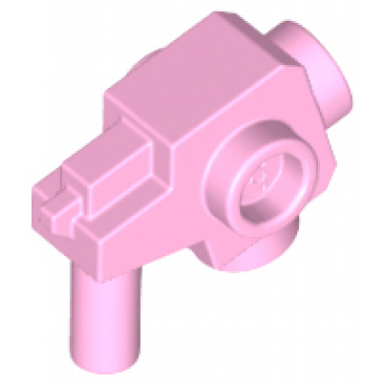 bright pink minifigure weapon gun blaster with studs on sides bottom and front