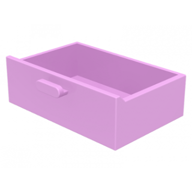 bright pink container cupboard 2 x 3 drawer