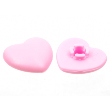 bright pink clikits icon heart 2 x 2 large with pin