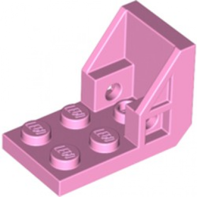 bright pink bracket 3 x 2 - 2 x 2 inverted space seat