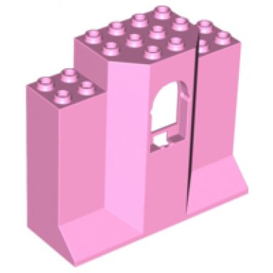 bright pink panel 3 x 8 x 6 with window