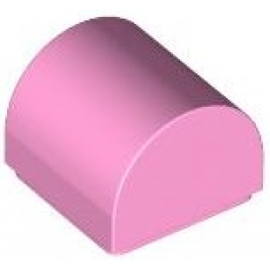 bright pink slope curved 1 x 1 x 2 3 double