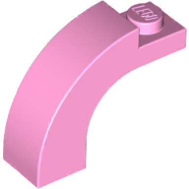 bright pink arch 1 x 3 x 2 curved top