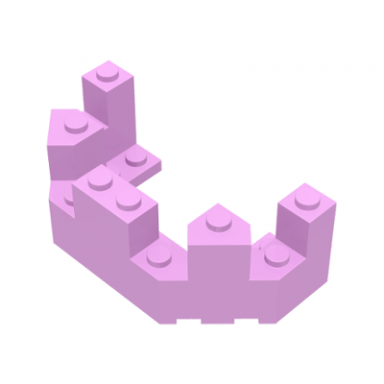 bright pink castle turret top 4 x 8 x 2 1 3