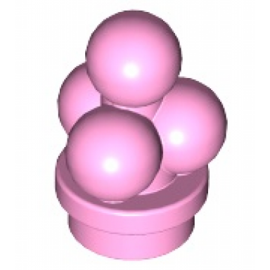 bright pink ice cream scoops
