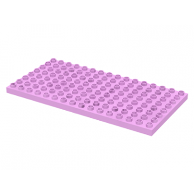 bright pink duplo plate 8 x 16