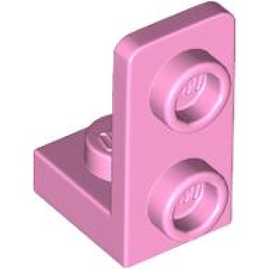 bright pink bracket 1 x 1 - 1 x 2 inverted