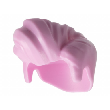 bright pink minifigure hair male pompadour