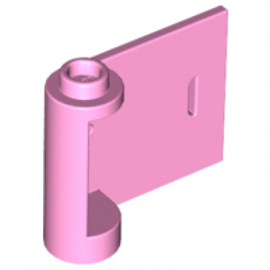 bright pink door 1 x 3 x 2 right - open between top and bottom hinge
