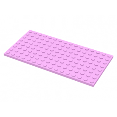 bright pink plate 8 x 16