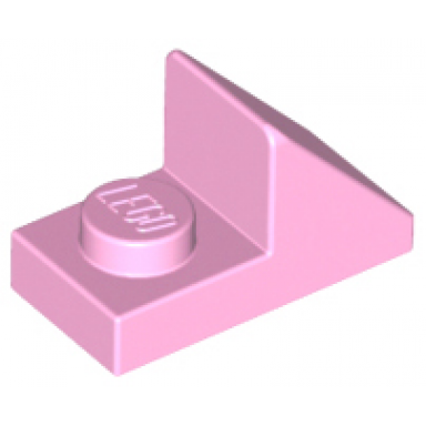 bright pink slope 45 2 x 1 with 2 3 cutout