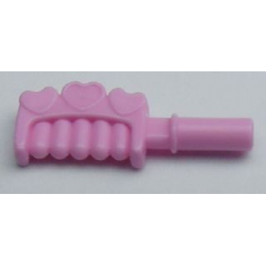 friends accessories comb with handle and 3 hearts