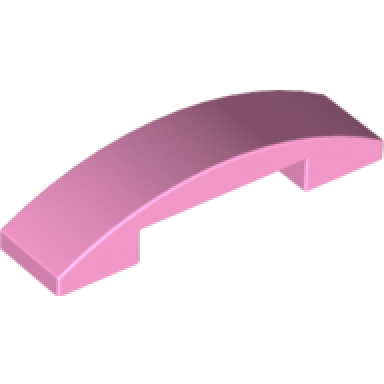 bright pink slope curved 4 x 1 x 2 3 double