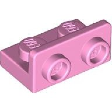 bright pink bracket 1 x 2 - 1 x 2 inverted