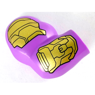 arm giant right with gold armor pattern