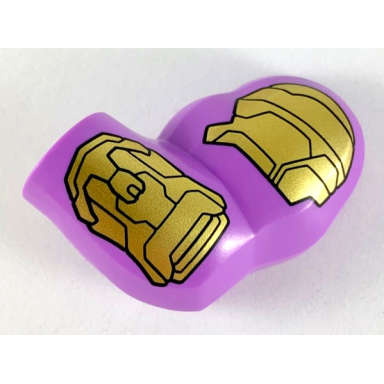 medium lavender arm giant left with gold armor pattern