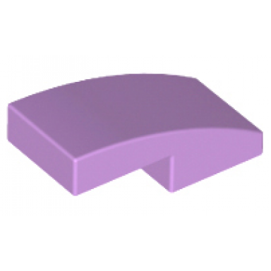 medium lavender slope curved 2 x 1 x 2 3