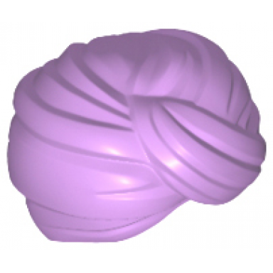 medium lavender minifigure headgear turban without hole
