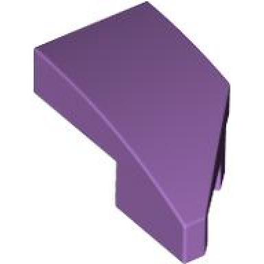 medium lavender wedge 2 x 1 x 2 3 left