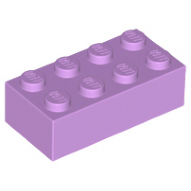 medium lavender brick 2 x 4