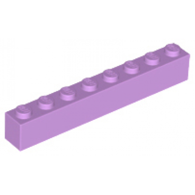 medium lavender brick 1 x 8