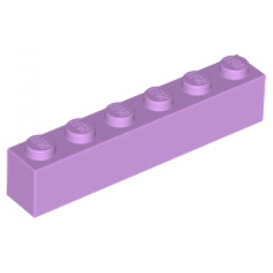 medium lavender brick 1 x 6