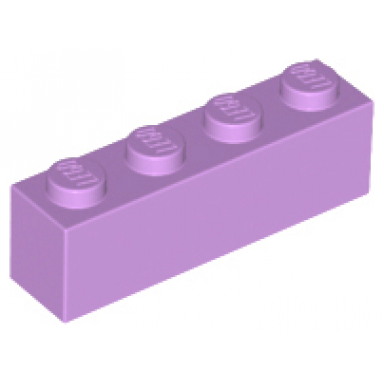 medium lavender brick 1 x 4
