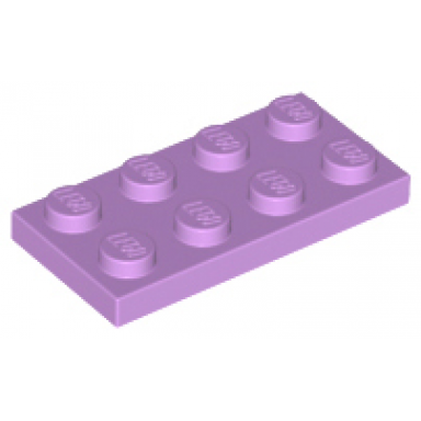 medium lavender plate 2 x 4