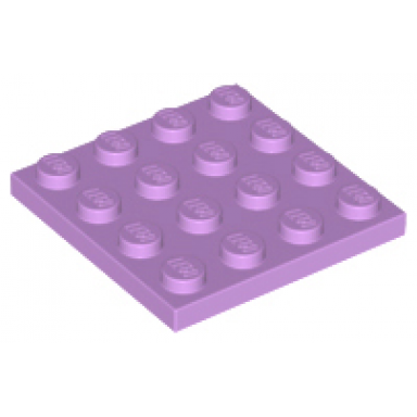 medium lavender plate 4 x 4