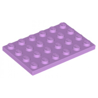 medium lavender plate 4 x 6