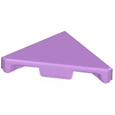 medium lavender tile modified 2 x 2 triangular