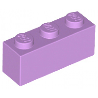 medium lavender brick 1 x 3