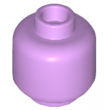 medium lavender minifigure head plain