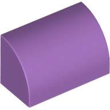 medium lavender slope curved 1 x 2