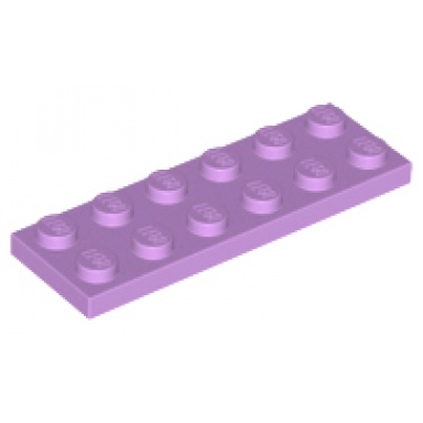 medium lavender plate 2 x 6