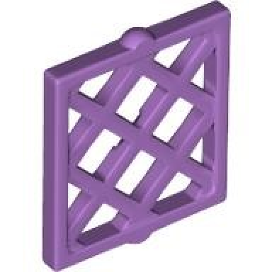 medium lavender pane for window 1 x 2 x 2 lattice diamond