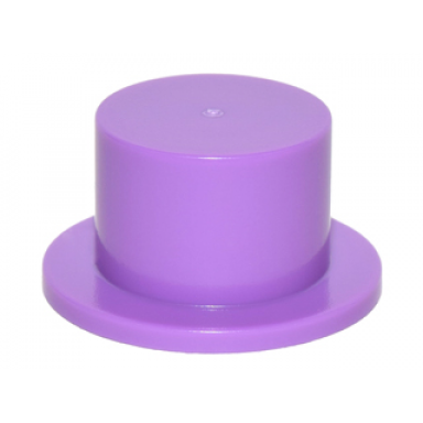 medium lavender minifigure headgear hat top hat