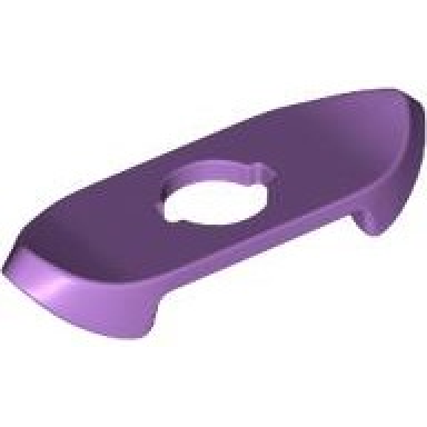 medium lavender minifigure armor shoulder pads with pointed ends