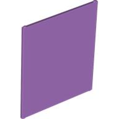 medium lavender glass for window 1 x 6 x 6 flat front