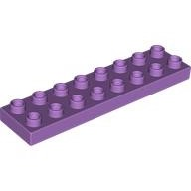 medium lavender duplo plate 2 x 8