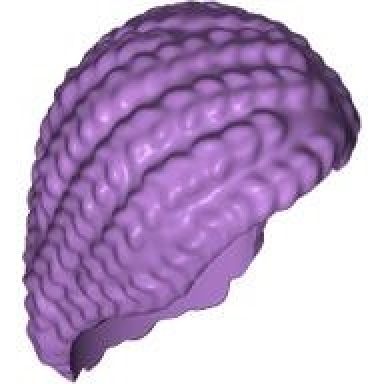 medium lavender mini doll hair female long braided
