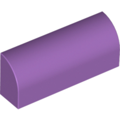 medium lavender slope curved 1 x 4 x 1 1 3