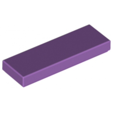 medium lavender tile 1 x 3