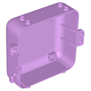 medium lavender container box 3 x 8 x 6 2 3 half back